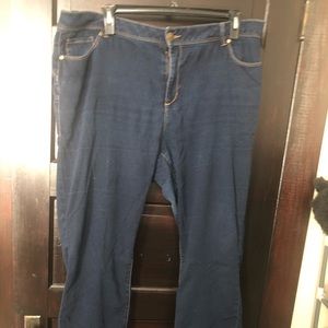 D. Jeans sz 20 dark wash jeans - booty lifting